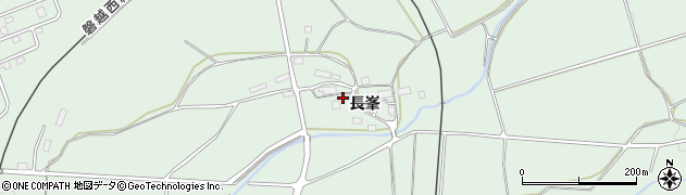 福島県磐梯町（耶麻郡）更科（長峯）周辺の地図
