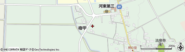 福島県会津若松市河東町熊野堂（櫓）周辺の地図