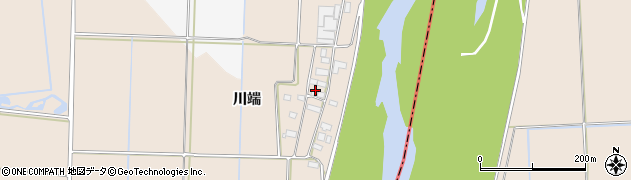 福島県河沼郡会津坂下町宮古川端周辺の地図
