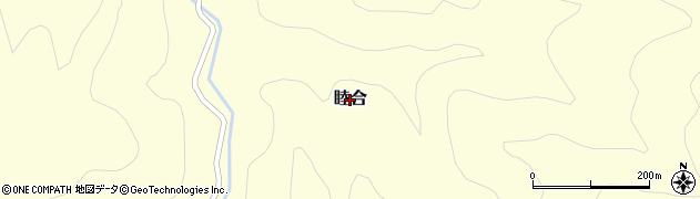 福島県西会津町（耶麻郡）睦合周辺の地図