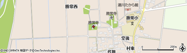 勝常寺周辺の地図
