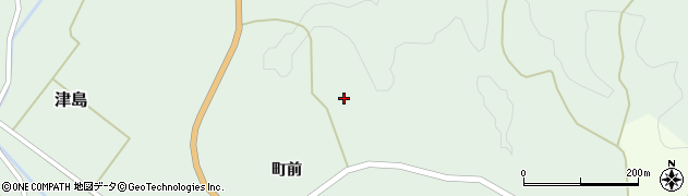 福島県浪江町（双葉郡）津島（西舘）周辺の地図