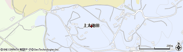 福島県二本松市西勝田上太池田周辺の地図