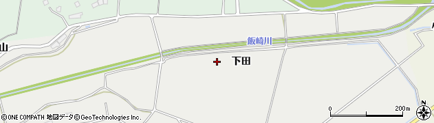 福島県南相馬市小高区飯崎（下田）周辺の地図