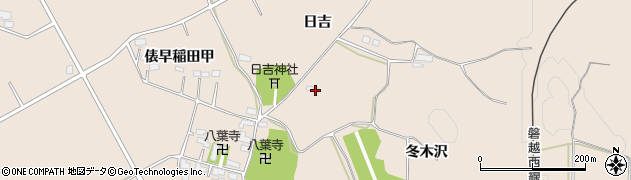 福島県会津若松市河東町広野（日吉）周辺の地図