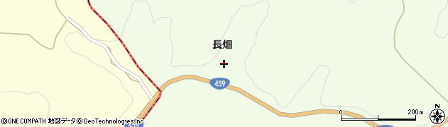 福島県川俣町（伊達郡）山木屋（長畑）周辺の地図