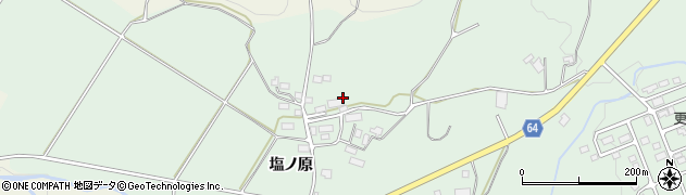 福島県磐梯町（耶麻郡）更科（塩ノ原宮西）周辺の地図