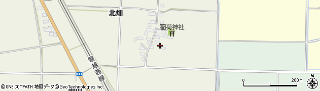 福島県会津若松市河東町代田（北畑南乙）周辺の地図