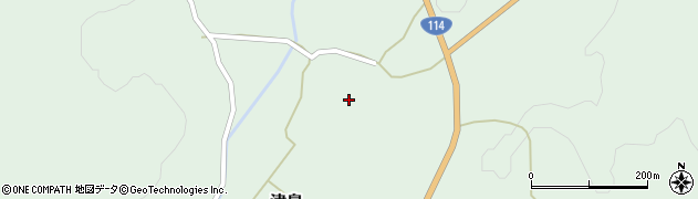 福島県浪江町（双葉郡）津島（関場）周辺の地図