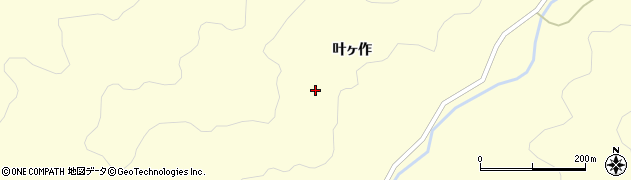 福島県二本松市田沢周辺の地図