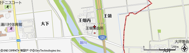 福島県湯川村（河沼郡）笈川（二百苅丙）周辺の地図