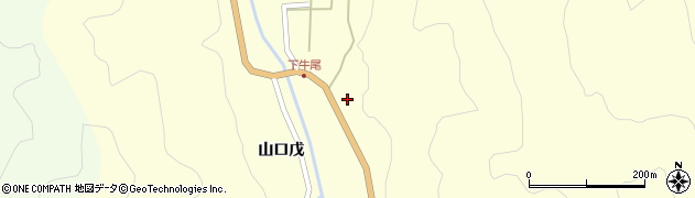 福島県西会津町（耶麻郡）下谷（牛尾丁）周辺の地図