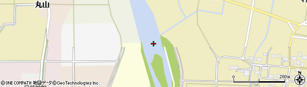 長瀬川周辺の地図