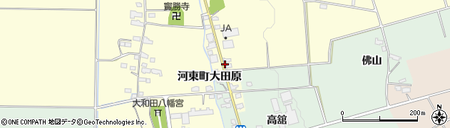 福島県会津若松市河東町大田原（高舘甲）周辺の地図