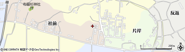 福島県二本松市社前113周辺の地図