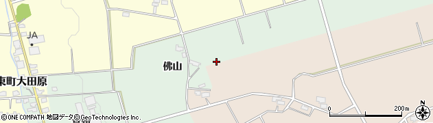 福島県会津若松市河東町熊野堂（佛山甲）周辺の地図