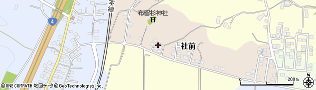 福島県二本松市社前41周辺の地図