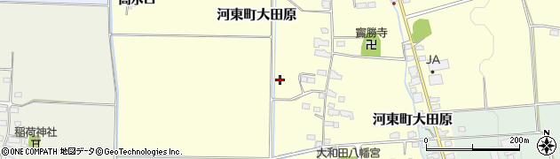 福島県会津若松市河東町大田原（村中甲）周辺の地図