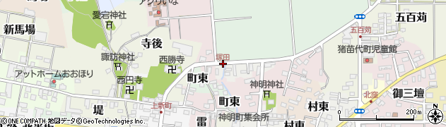 塚田周辺の地図