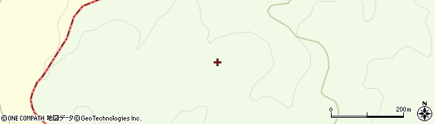 福島県川俣町（伊達郡）山木屋（田代山）周辺の地図