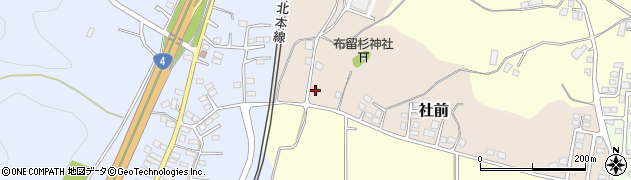 福島県二本松市社前8周辺の地図
