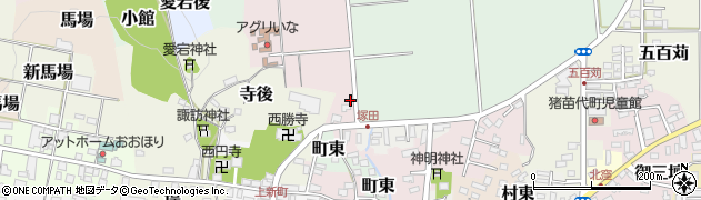 福島県耶麻郡猪苗代町坂下周辺の地図
