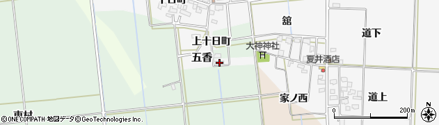 福島県河沼郡会津坂下町五香22周辺の地図