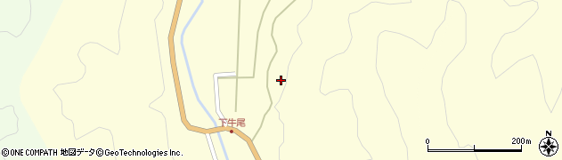 福島県西会津町（耶麻郡）下谷（元屋敷丁）周辺の地図
