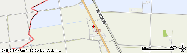 福島県会津若松市河東町代田（西台下乙）周辺の地図