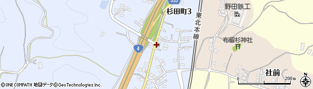 二本松警察署杉田駐在所周辺の地図