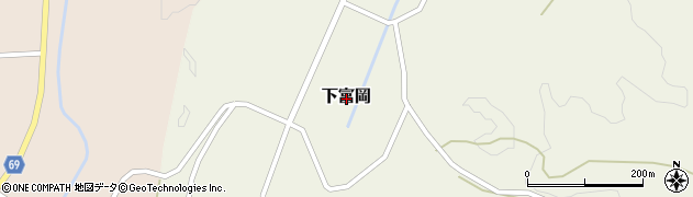 新潟県長岡市下富岡周辺の地図