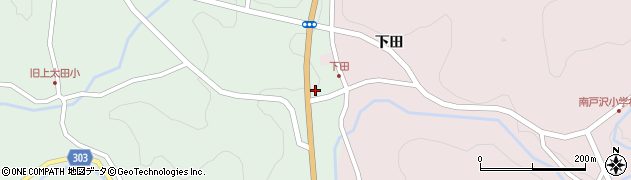 福島県二本松市太田下田84周辺の地図