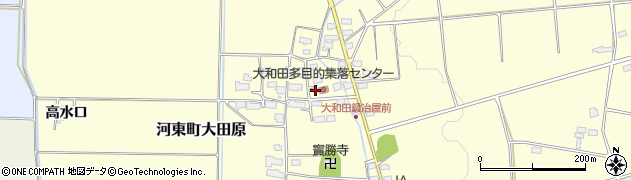 福島県会津若松市河東町熊野堂（大道下乙）周辺の地図