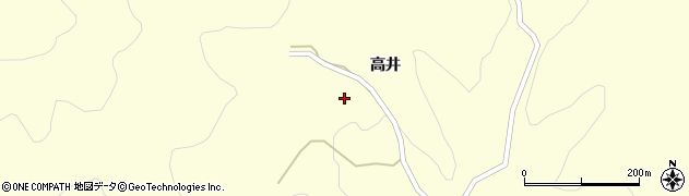 福島県二本松市田沢（姥神）周辺の地図