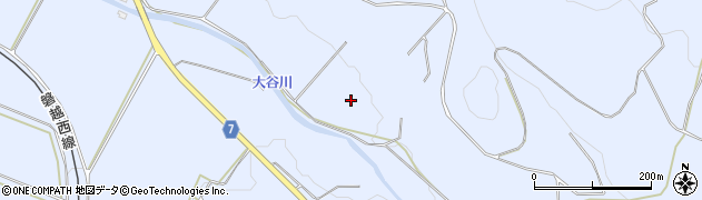 福島県磐梯町（耶麻郡）大谷（七面）周辺の地図