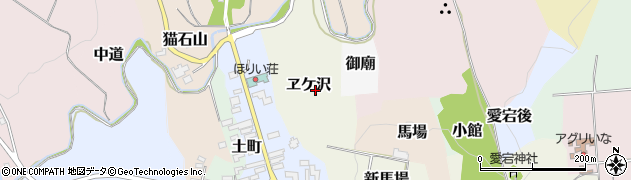 福島県耶麻郡猪苗代町ヱケ沢周辺の地図