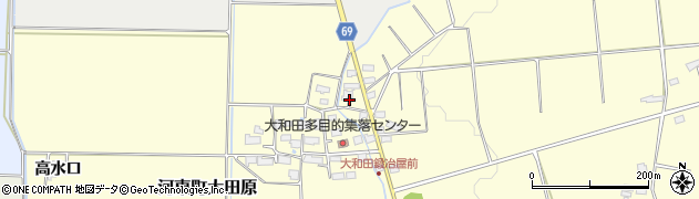 福島県会津若松市河東町大田原（台）周辺の地図