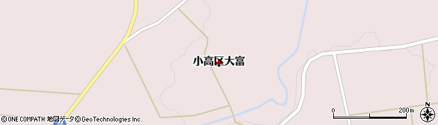 福島県南相馬市小高区大富周辺の地図