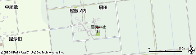 福島県会津坂下町（河沼郡）金上（扇田）周辺の地図