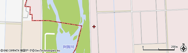 会津若松熱塩温泉自転車道線周辺の地図