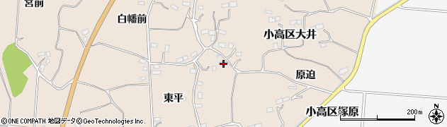 福島県南相馬市小高区大井原迫30周辺の地図