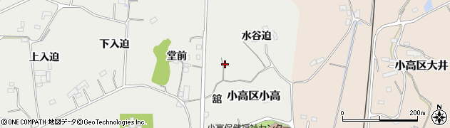 福島県南相馬市小高区小高（東畑）周辺の地図