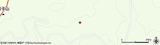 福島県川俣町（伊達郡）山木屋（羽石山）周辺の地図