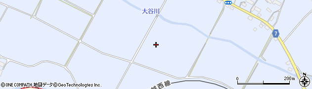福島県磐梯町（耶麻郡）大谷（金屋）周辺の地図
