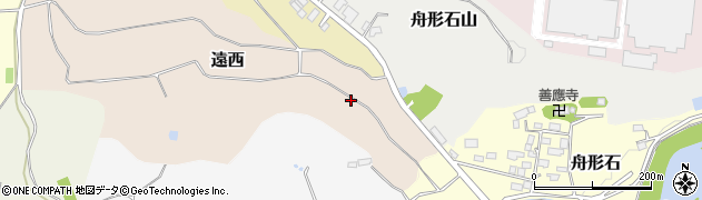福島県二本松市遠西周辺の地図
