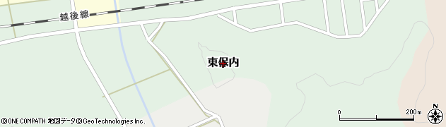 新潟県長岡市東保内周辺の地図