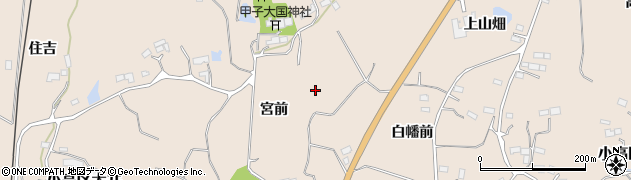 福島県南相馬市小高区大井（宮下）周辺の地図