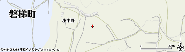 福島県磐梯町（耶麻郡）磐梯（東小中野上）周辺の地図