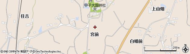 福島県南相馬市小高区大井（宮前）周辺の地図