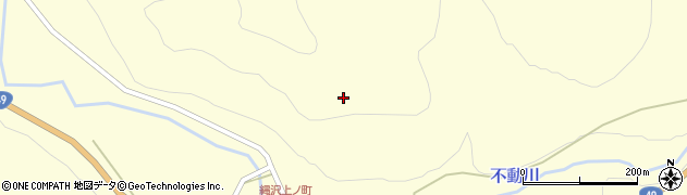 福島県西会津町（耶麻郡）睦合（縄沢）周辺の地図